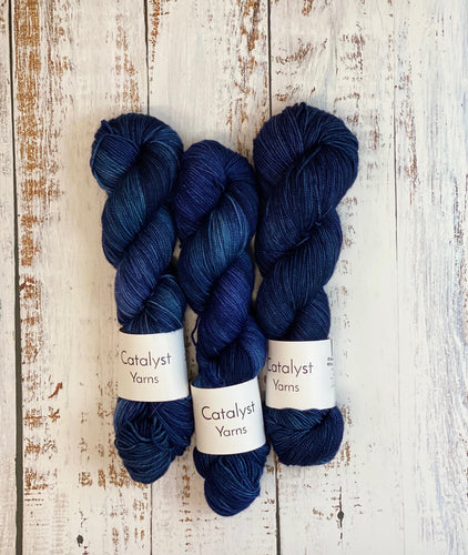 Midnight - Merino/Nylon Fingering Weight