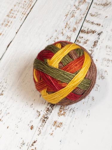 Leaf Peeper Stripes - Self Striping Sock Yarn